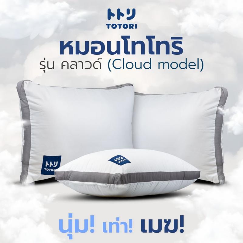 TOTORI หมอน รุ่น คลาวด์(Cloud model) , หมอนโทโทริ , หมอนหนุน