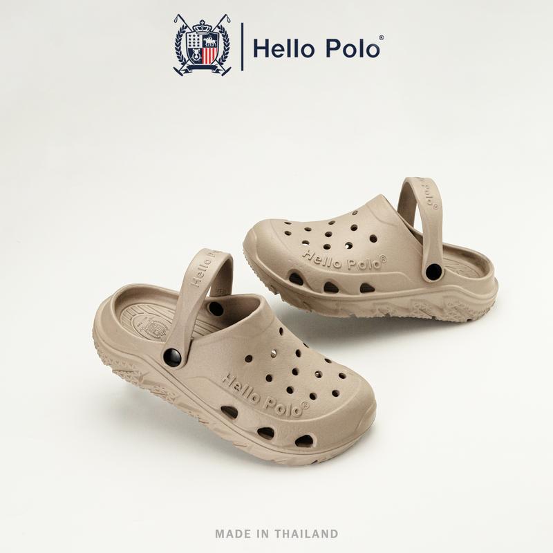 Hello Polo รองเท้าแตะรัดส้น เปิดส้น รองเท้าแฟชั่น รองเท้าผู้หญ