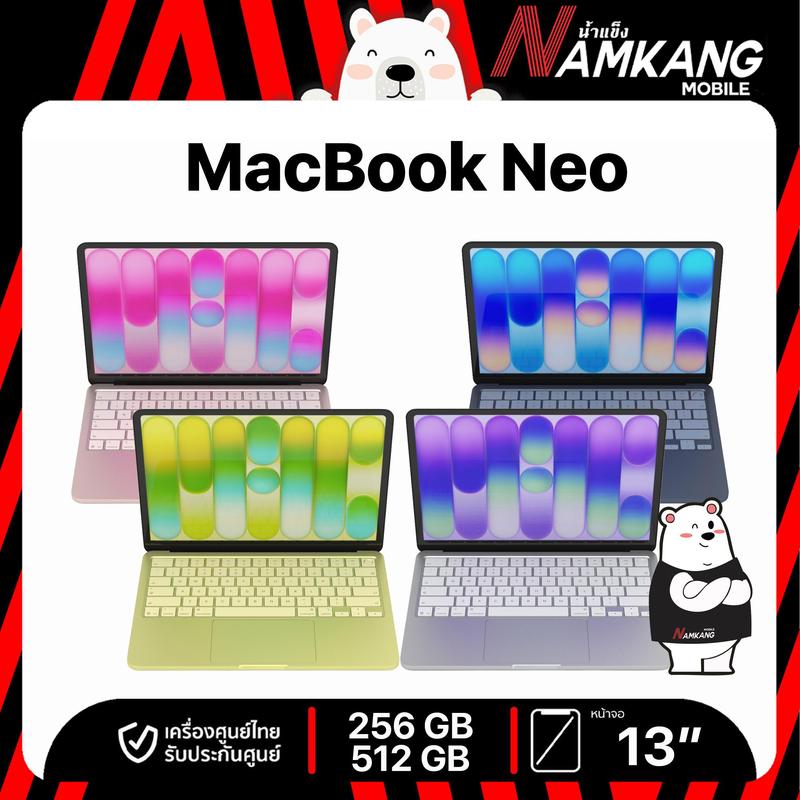 **พร้อมส่ง** MacBook Neo 13 นิ้ว (8/256GB,8/512GB) Key Thai-En