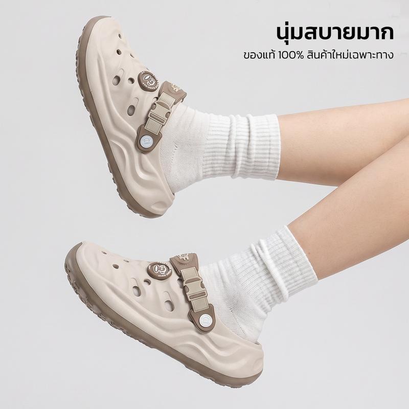 รองเท้าแตะ Paul Frank สำหรับผู้หญิงและผู้ชาย นุ่มสบาย น้ำหนักเ