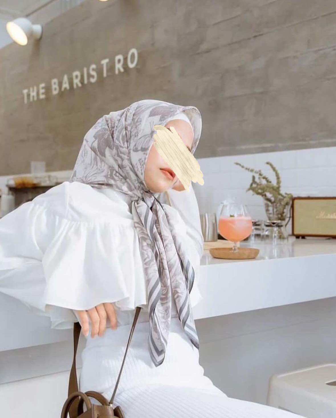 Vintage garden hijab ผ้าคลุม เนื้อผ้า Signature นุ่ม เบาสบาย ส