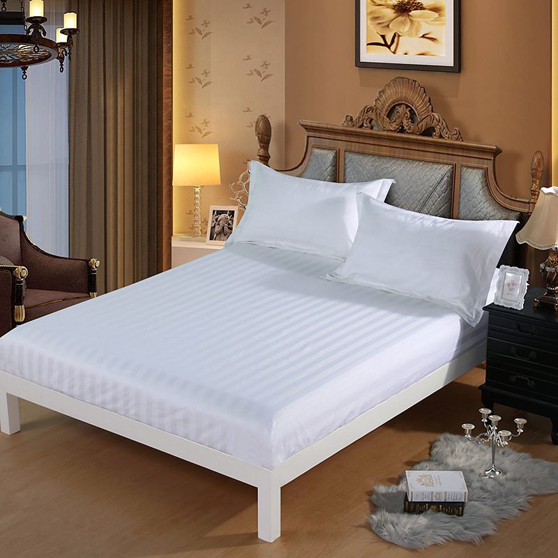 ผ้าปูที่นอนโรงแรม 6ฟุต 5ฟุต 3.5ฟุต cotton100% ราคาส่ง ทอ250เส้