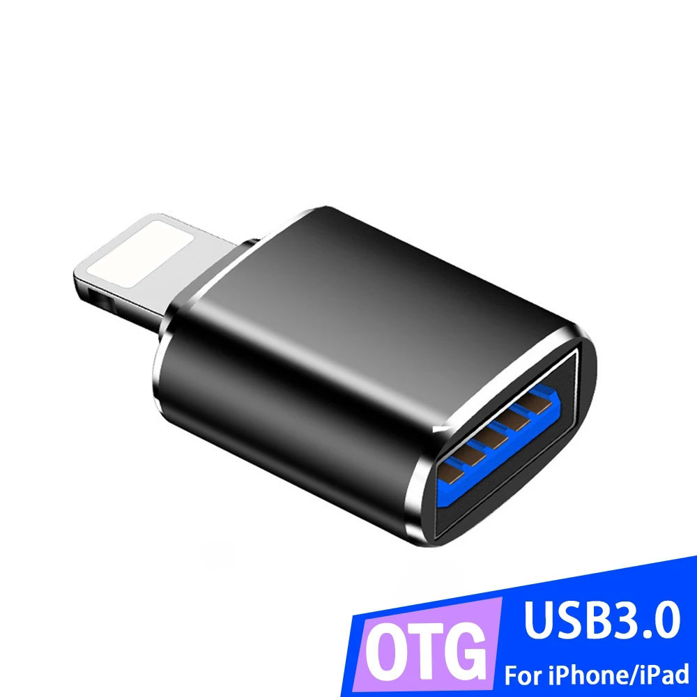 อะแดปเตอร์ USB 3.0 OTG เหมาะสำหรับ iPhone/iOS ใช้สำหรับการถ่าย