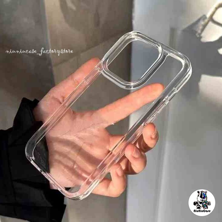 🔥ส่งจากไทย🔥ซองกันกระแทกแบบง่ายรองรับสำหรับ iPhone 15 11 12 13 