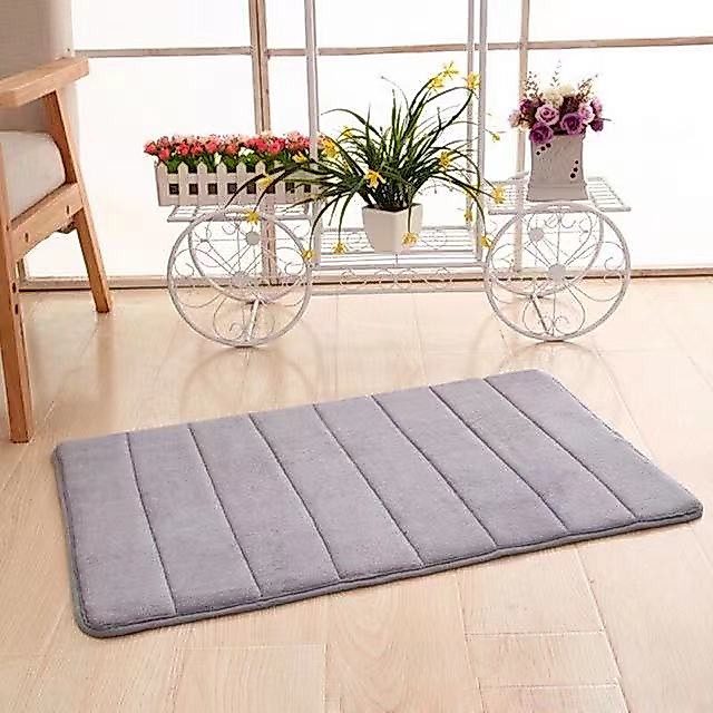 [YNHT15ลดสูงสุด30] M023พรมเช็ดเท้าเมมโมรี่โฟม 60✖️40CM พรมเช็ด