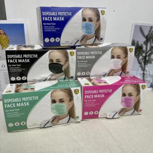 หน้ากากันฝุ่น Face Mask สำหรับผู้ใหญ่ หน้ากากหนา3ชั้น กรองฝุ่น กรอง PM2.5 (1/50)ชิ้น