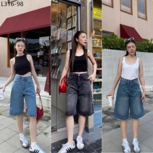 แนะนำ กางเกงยีนส์ทรงขา 5 ส่วน สีฟอกสวย เอวสูง ผ้าไม่ยืด แมทช์ง่ายทุกลุค Punny mom  jeans ก  า  ง  เ  ก  ง  ย  ี  น  ส  ์  ค  า  ร  ์  โ  ก  ้ กางเกง  ยีนส์  ทรง  บาร์เรล ก  ร  ะ  โ  ป  ร  ง  ย  ี  น  ส  ์  ส  า  ว  อ  ว  บ
