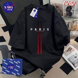 【จัดส่งตลอด 24 ชั่วโมง】🔥NASA ฤดูร้อน ลายตัวอักษร RARlS oversize แขนสั้น ยูนิเซ็กส์ ดีไซน์เก๋ เทรนด์ สีเขียว เสื้อYG1268