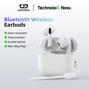 GOOJODOQ J201 หูฟังไร้สาย Bluetooth 5.3 ลดเสียงรบกวน IPX5 ไมโครโฟนในตัว เสียงชัดเจน